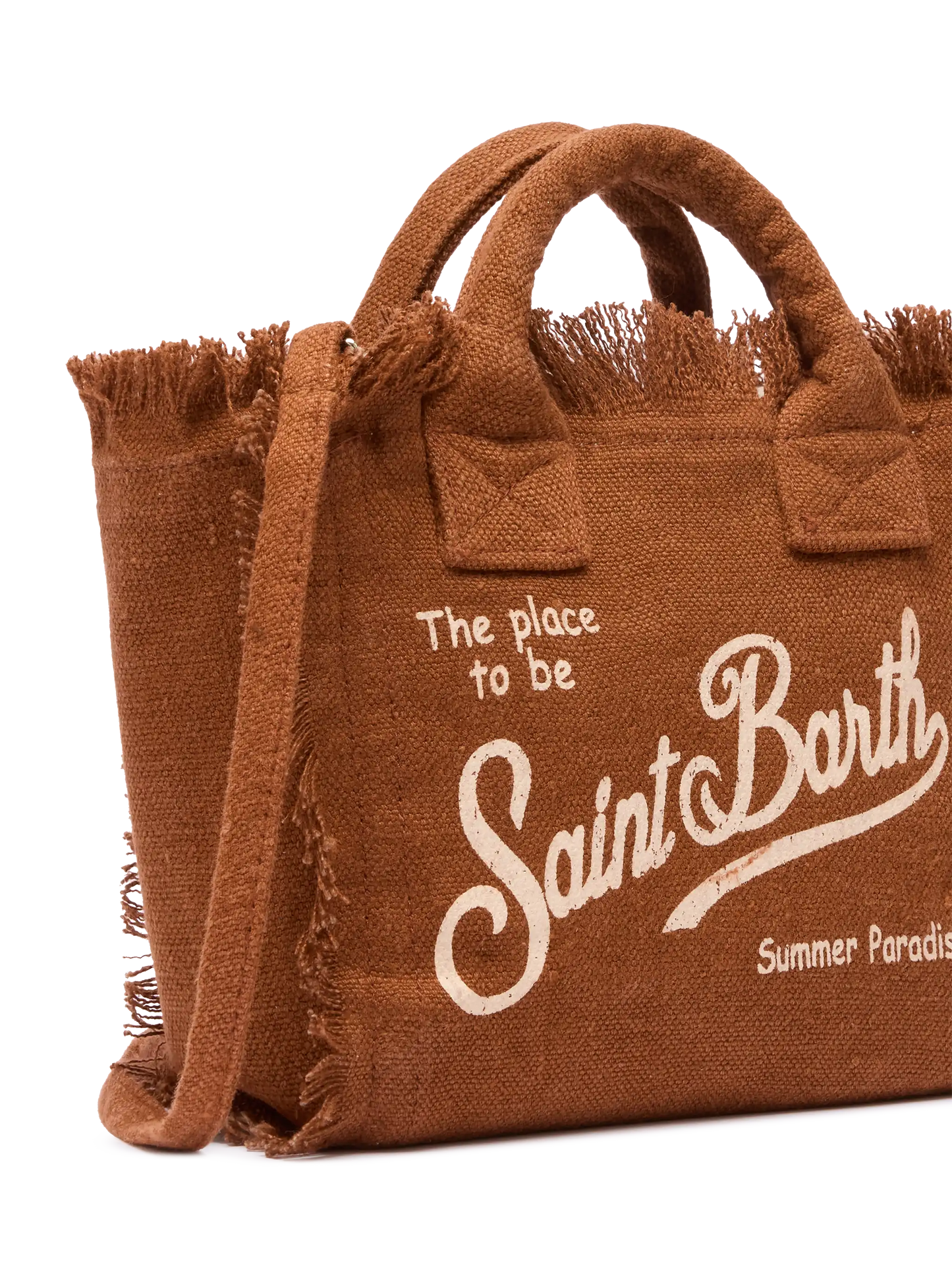 Mini Vanity brown Linen bag