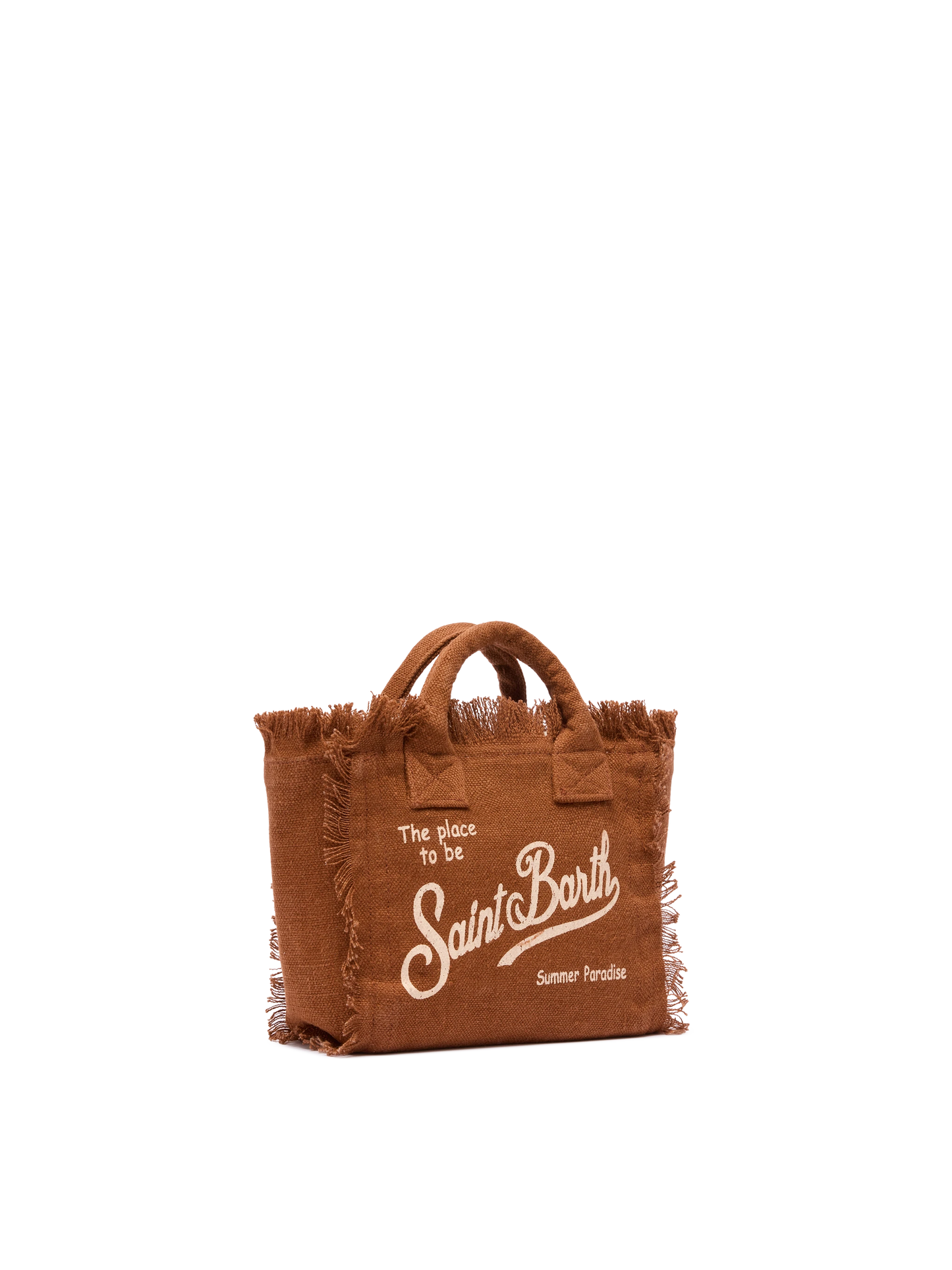 Mini Vanity brown Linen bag