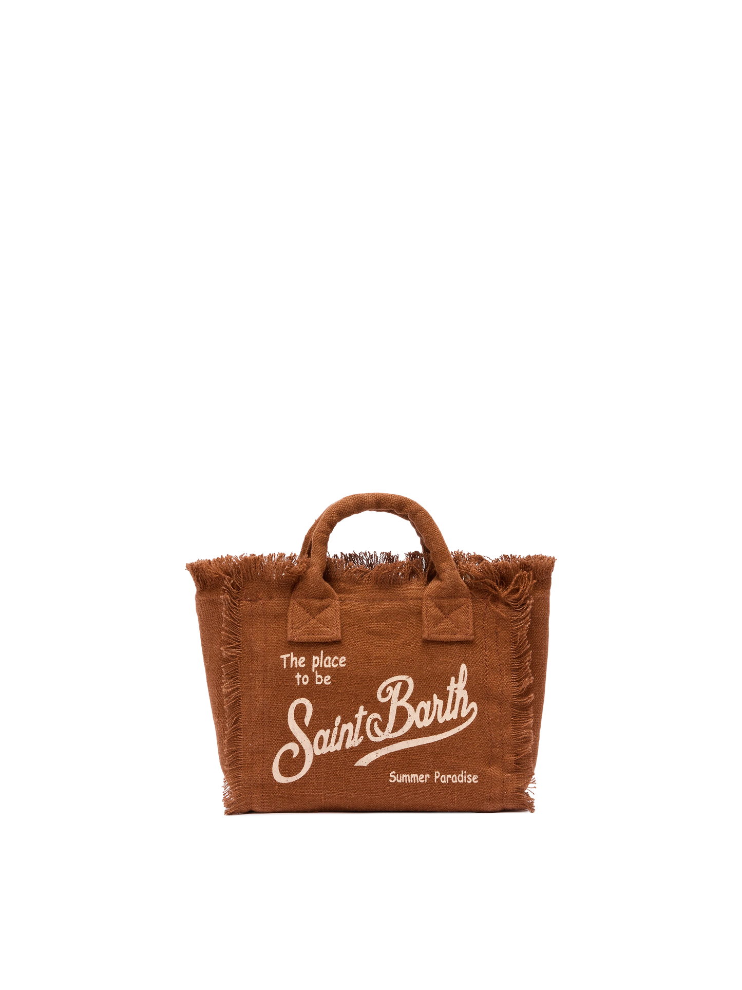 Mini Vanity brown Linen bag