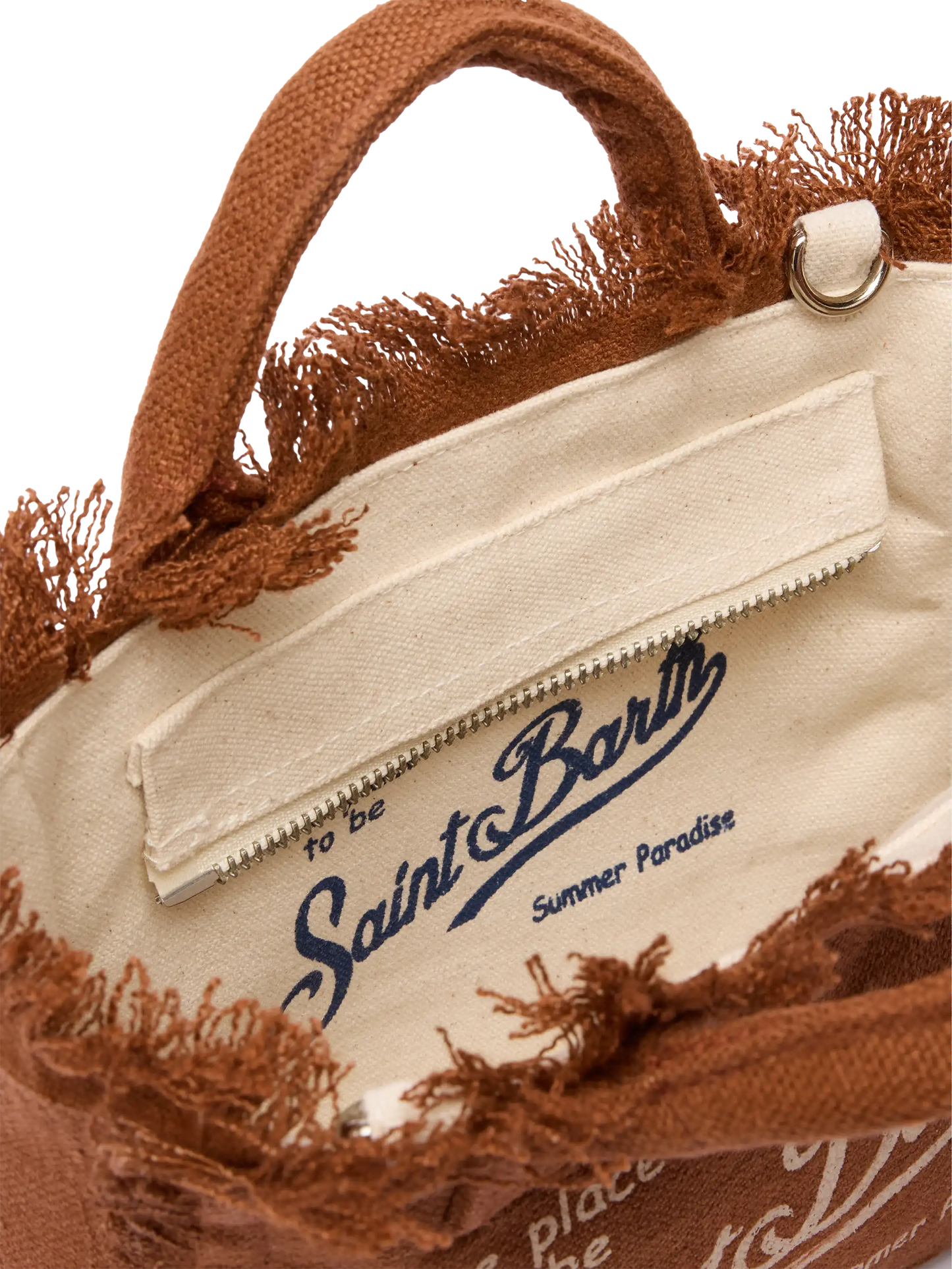 Mini Vanity brown Linen bag