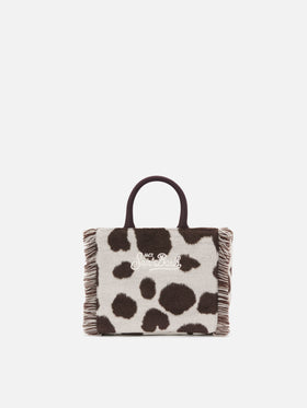 Borsa a mano Vanity Mini Felt in misto lana muccata