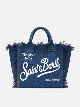 Dark wash denim Vanity regular bag