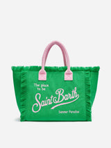 Borsa a spalla Vanity Sponge in spugna verde