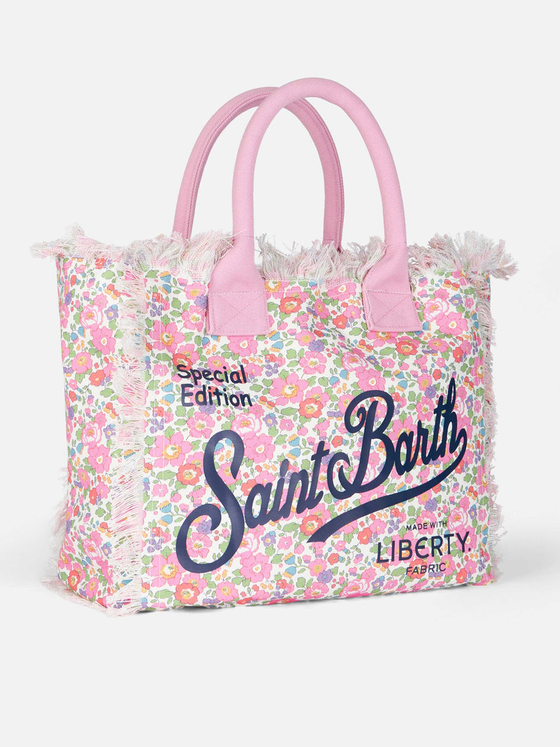 Borsa tote Vanity Liberty in tela di cotone Betsy | REALIZZATA CON TESSUTO LIBERTY