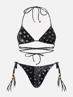 Damen-Träger-Triangel-Bikini
