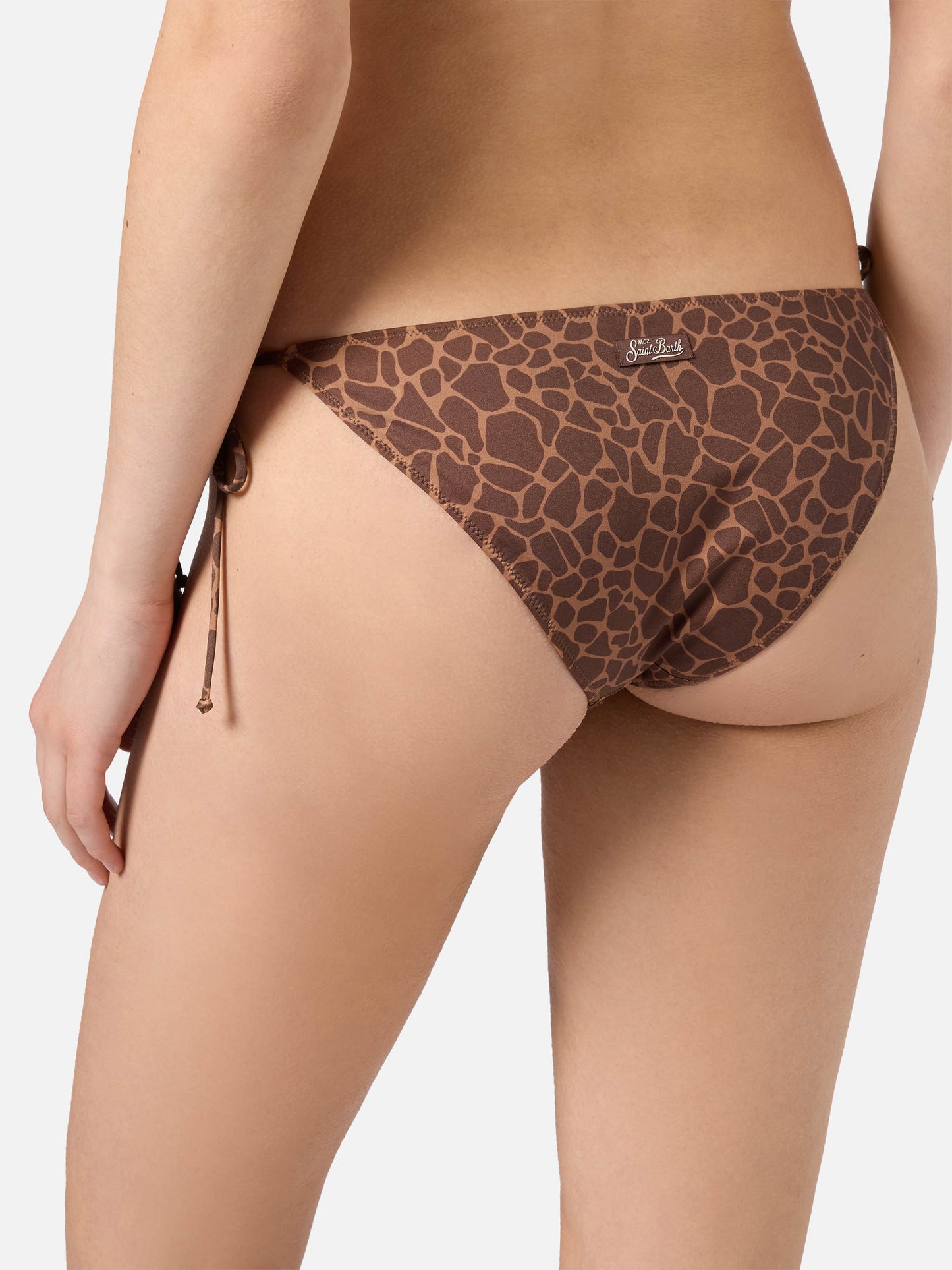 Virgo classic bikini bottoms with animal print