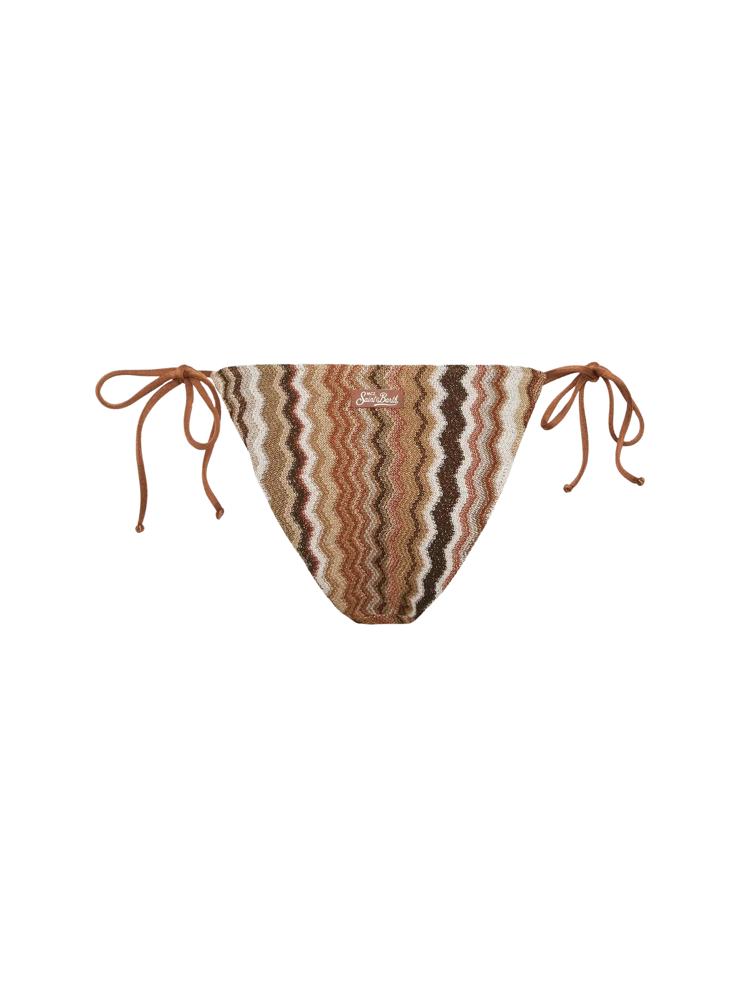 Virgo – Klassische Badehose aus Raschelstrick mit Wellenmuster