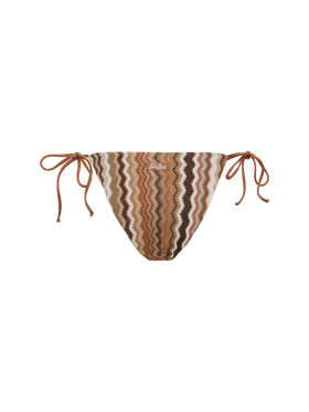 Virgo – Klassische Badehose aus Raschelstrick mit Wellenmuster