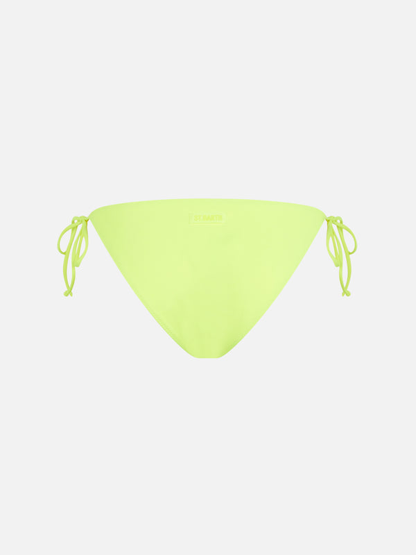 Klassische Badehose Virgo in Neongelb für Damen