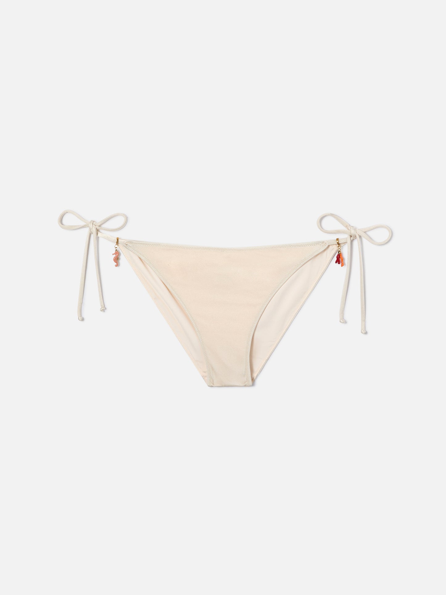 Slip mare Virgo Tessuto Elasticizzato Shiny Cream tinta unita