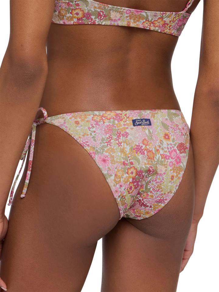 Bikini a bralette Judy Virgo con stampa floreale Margaret Annie | MADE WITH LIBERTY FABRIC