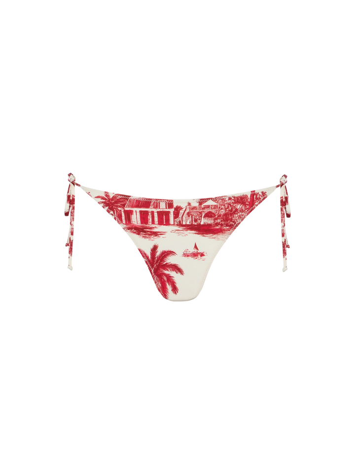 Virgo classic swim briefs with toile de jouy print  | AI CO-CREATED DESIGN BY RICKDICK - POWERED BY RED-EYE