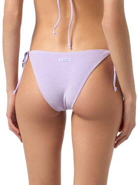 Bikini da donna a triangolo in spugna lilla Leah Virgo