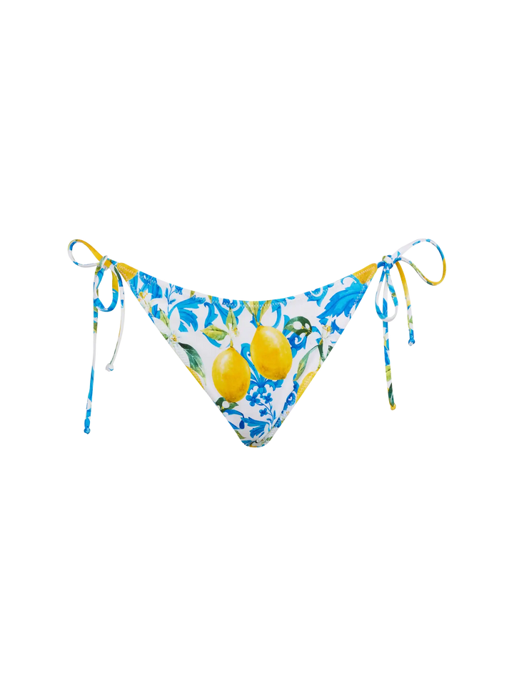 Triangle bikini Leah Virgo with majolica print