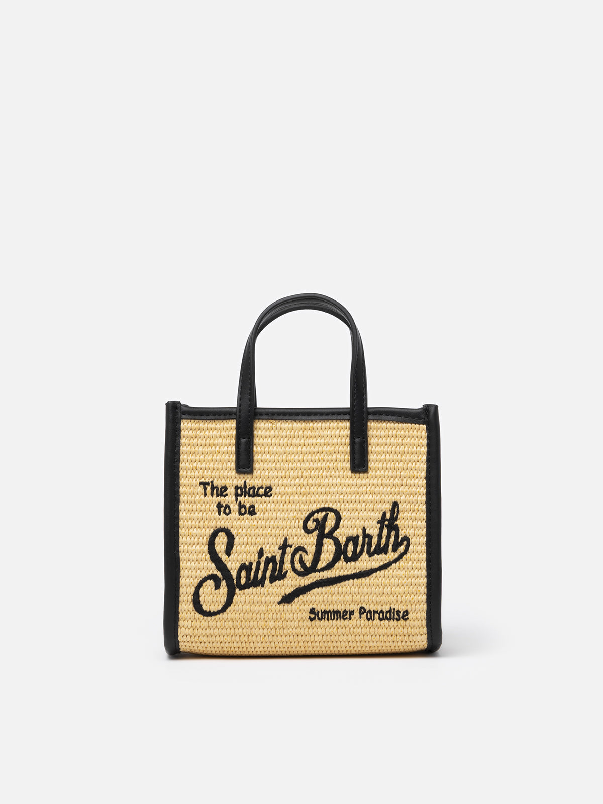 Beige Vivian Mini Straw handbag - MC2 Saint Barth
