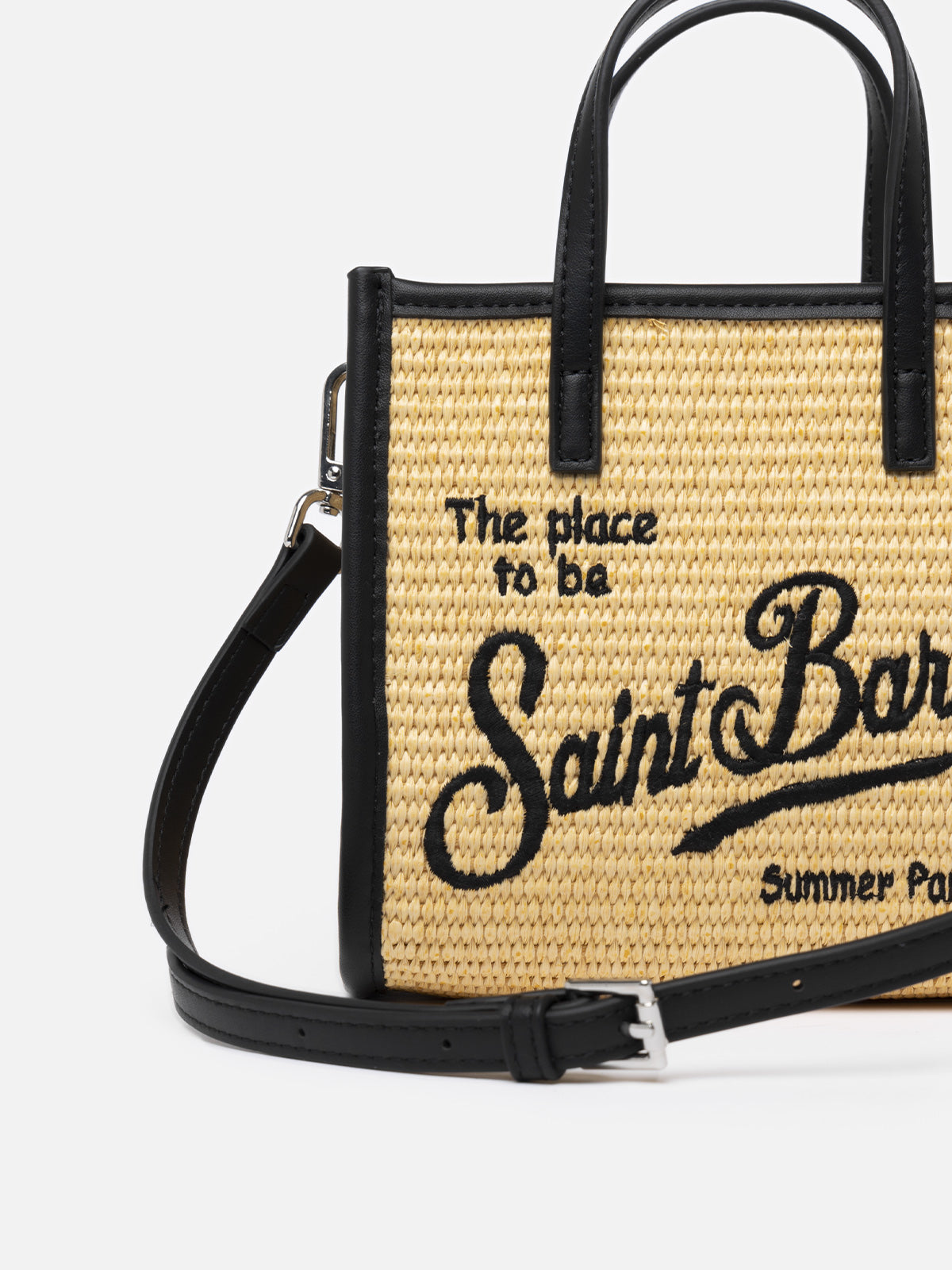 Beige Vivian Mini Straw handbag - MC2 Saint Barth