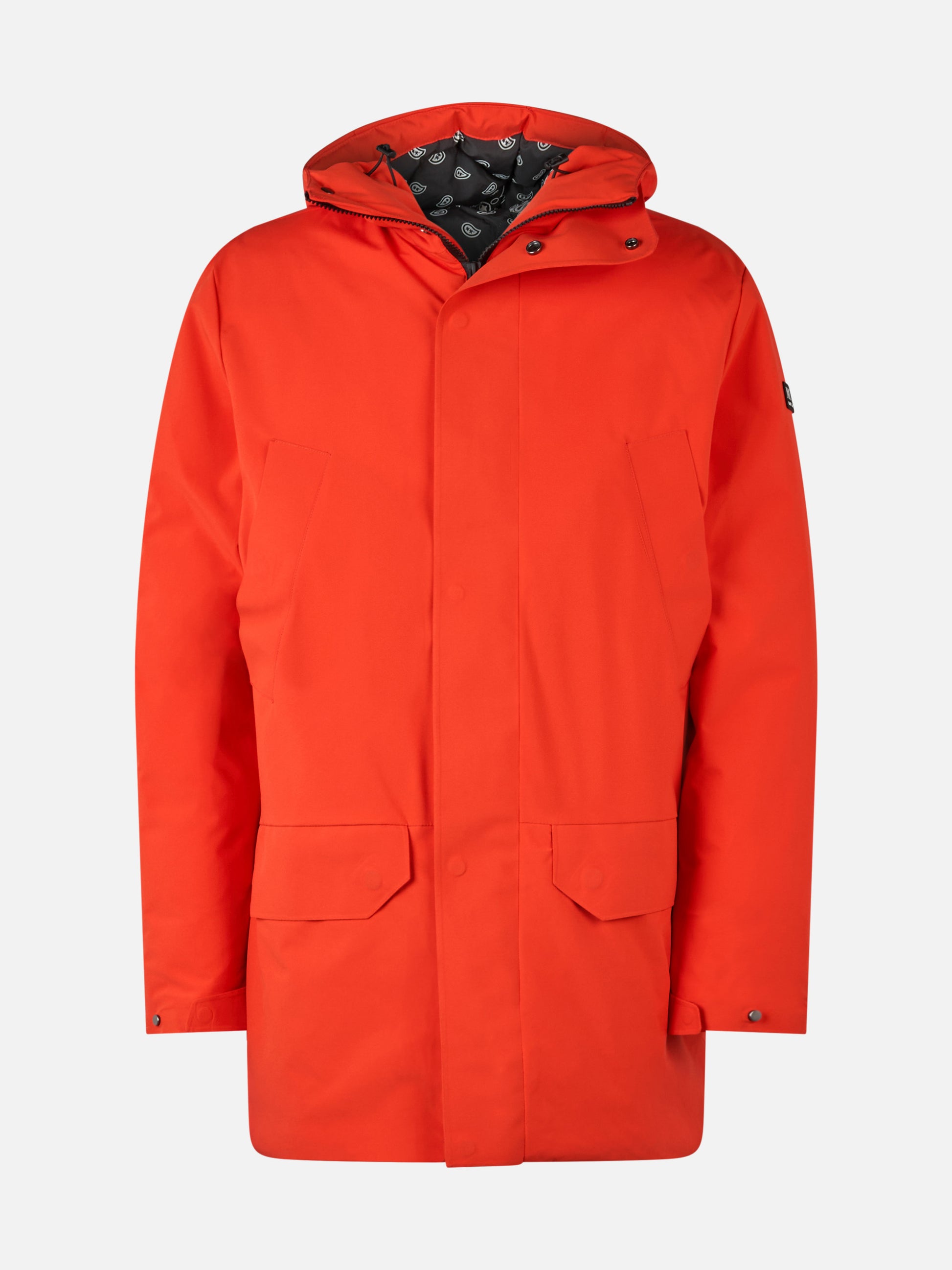 Man hooded parka jacket Voyager with bandanna lining - MC2 Saint Barth