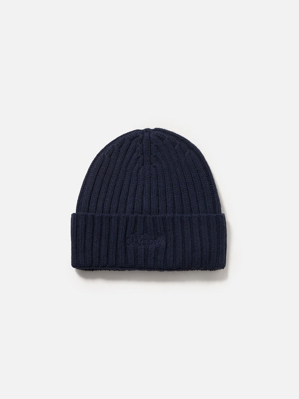 Man cashmere blend ribbed hat Wengen