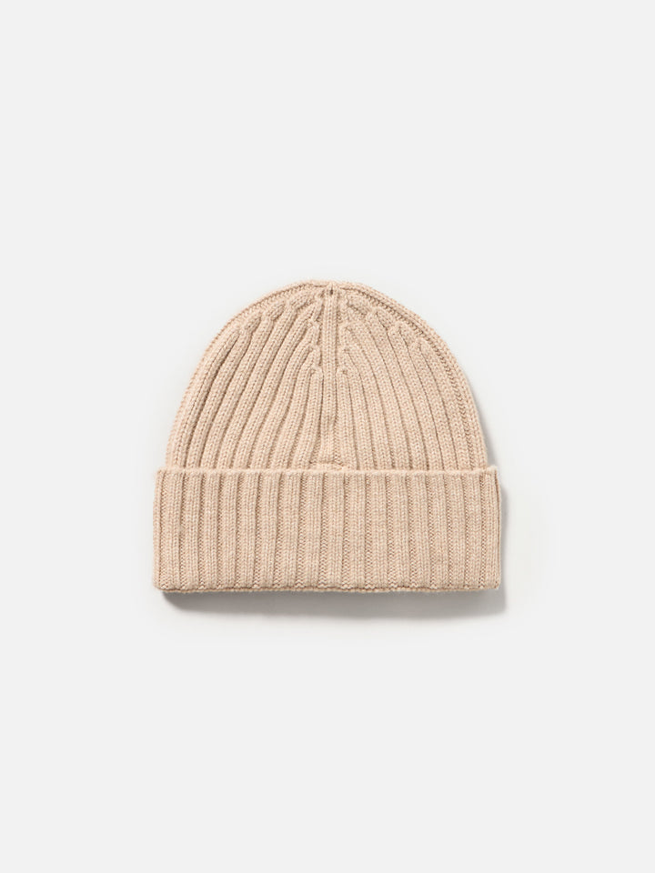 Man beige cashmere blend hat Wengen