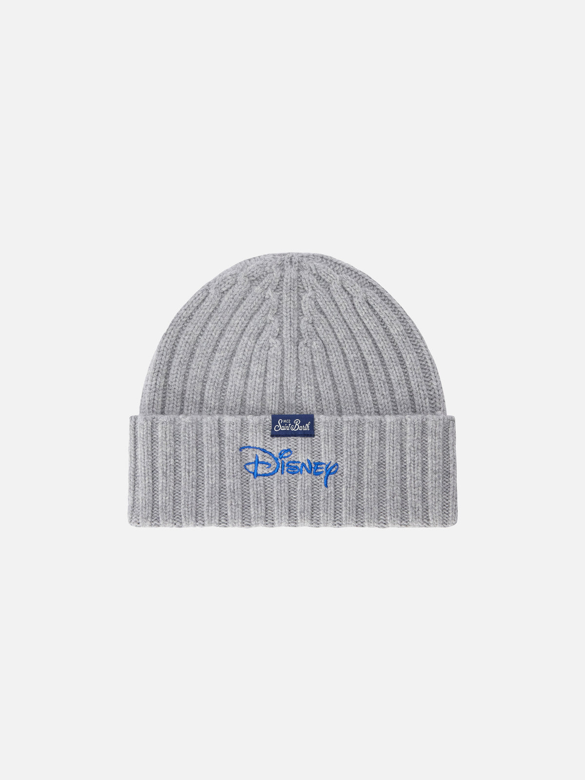 Bonnet Wengen gris clair avec broderie Bomber | Special edition 