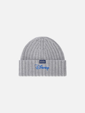 Bonnet Wengen gris clair avec broderie Bomber | Special edition 