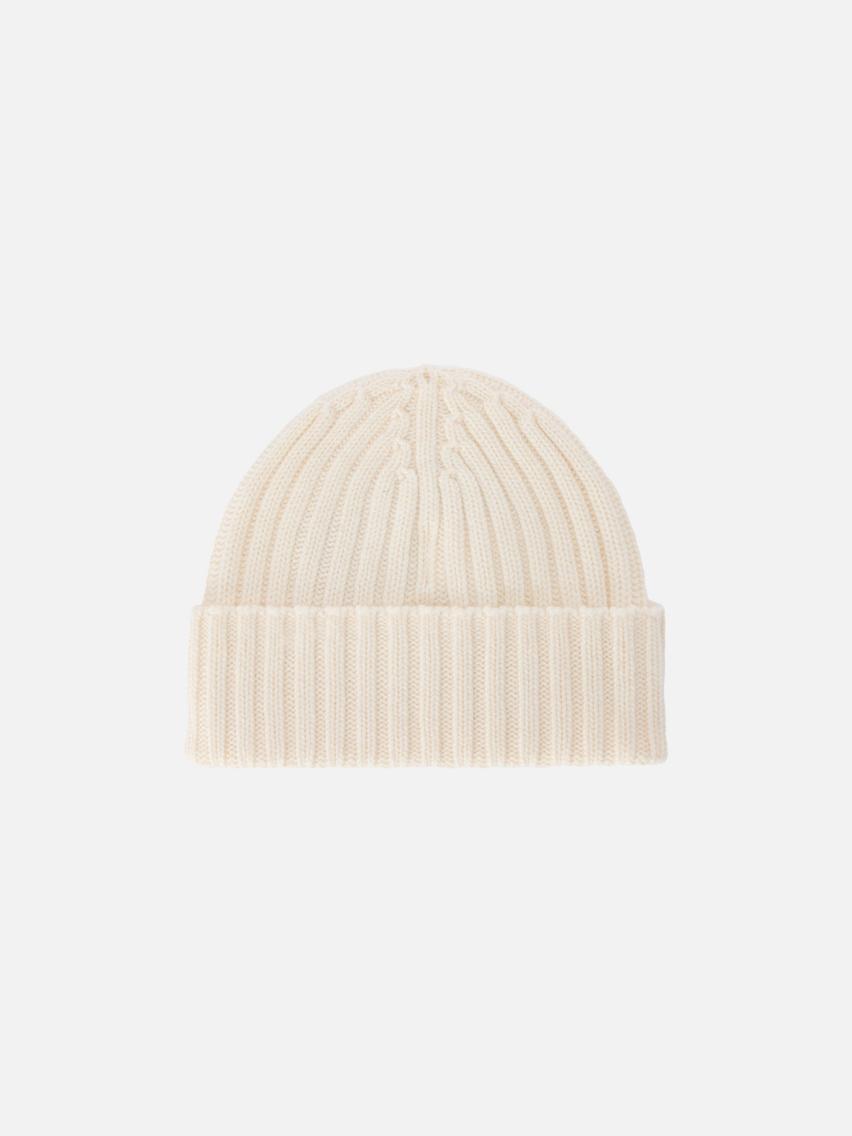 Gorro Wengen en blanco roto con bordado del logotipo 
