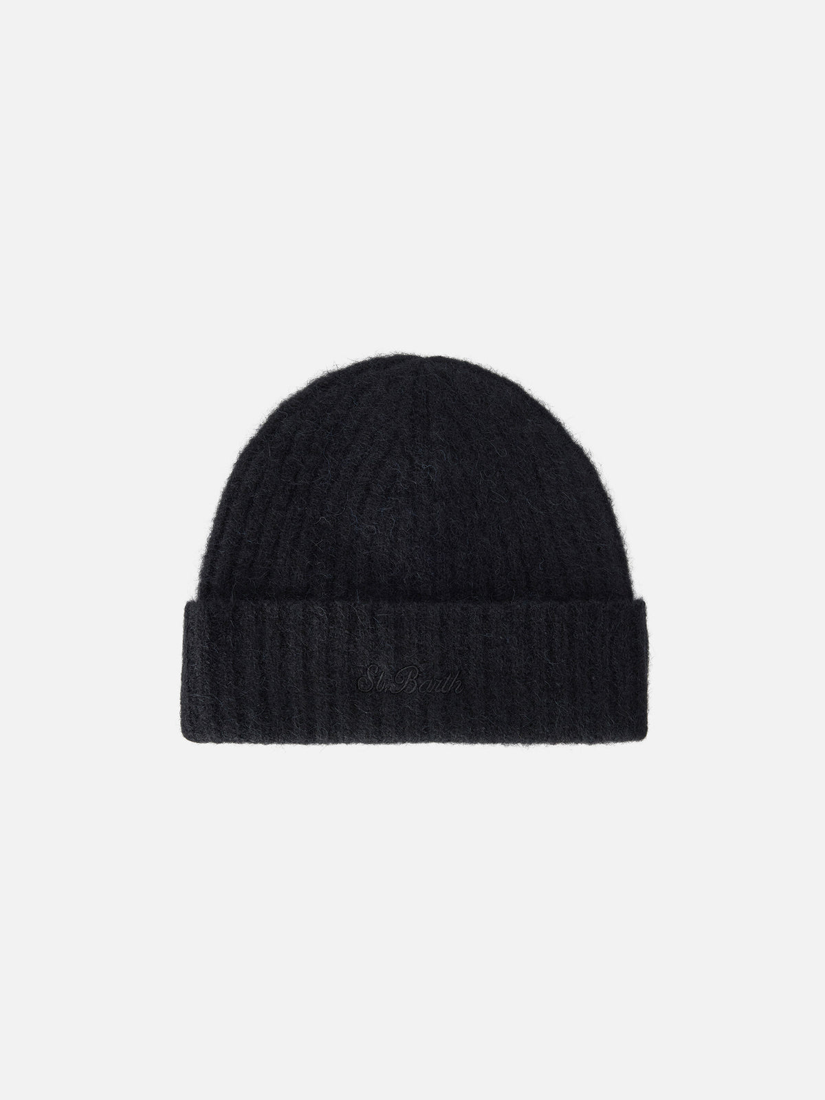 Black Wengen alpaca blend beanie