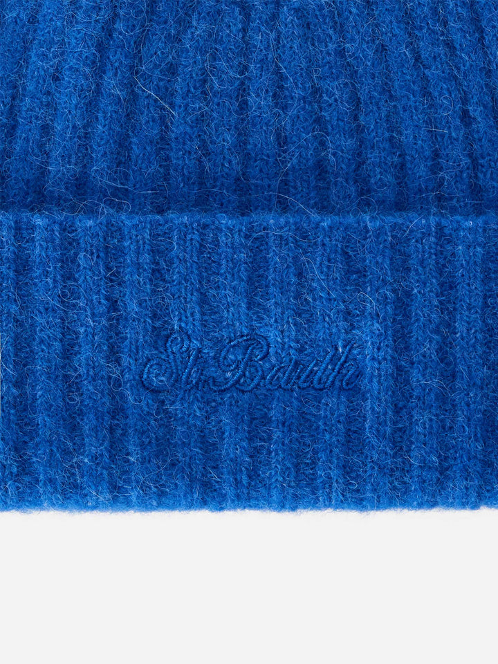 Berretto Wengen blu royal in misto alpaca
