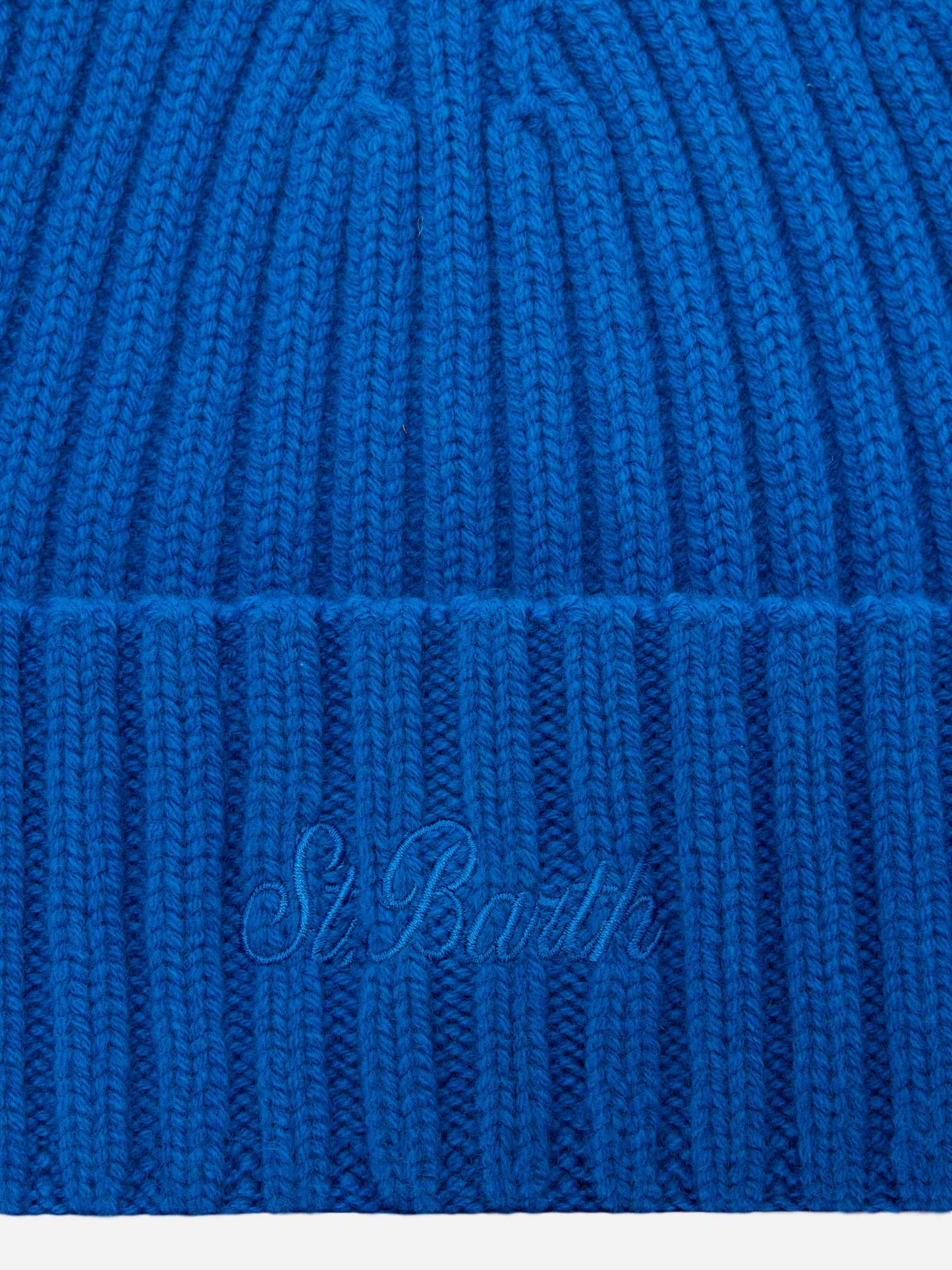 100% WOOL Wengen beanie in bluette
