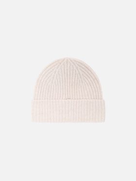 Gorro de cachemir Wengen beige 