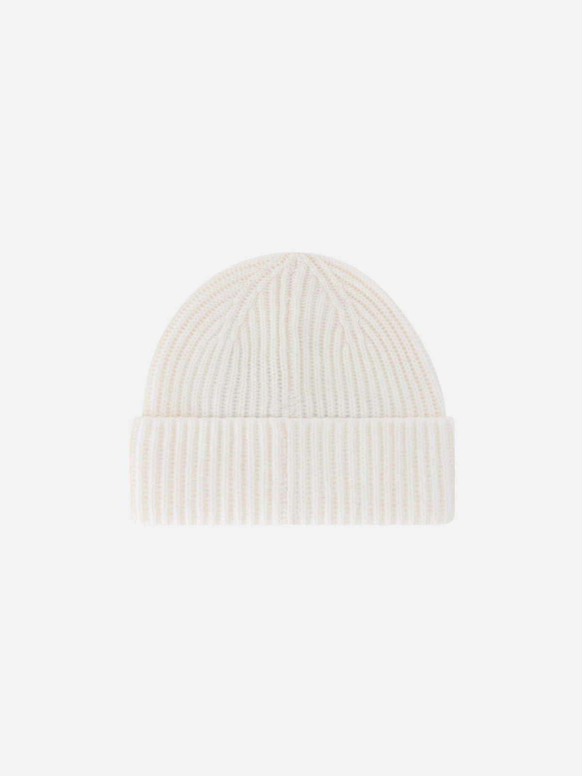 Gorro beanie Wengen de cachemira off white con bordado St. Moritz | Special edition 