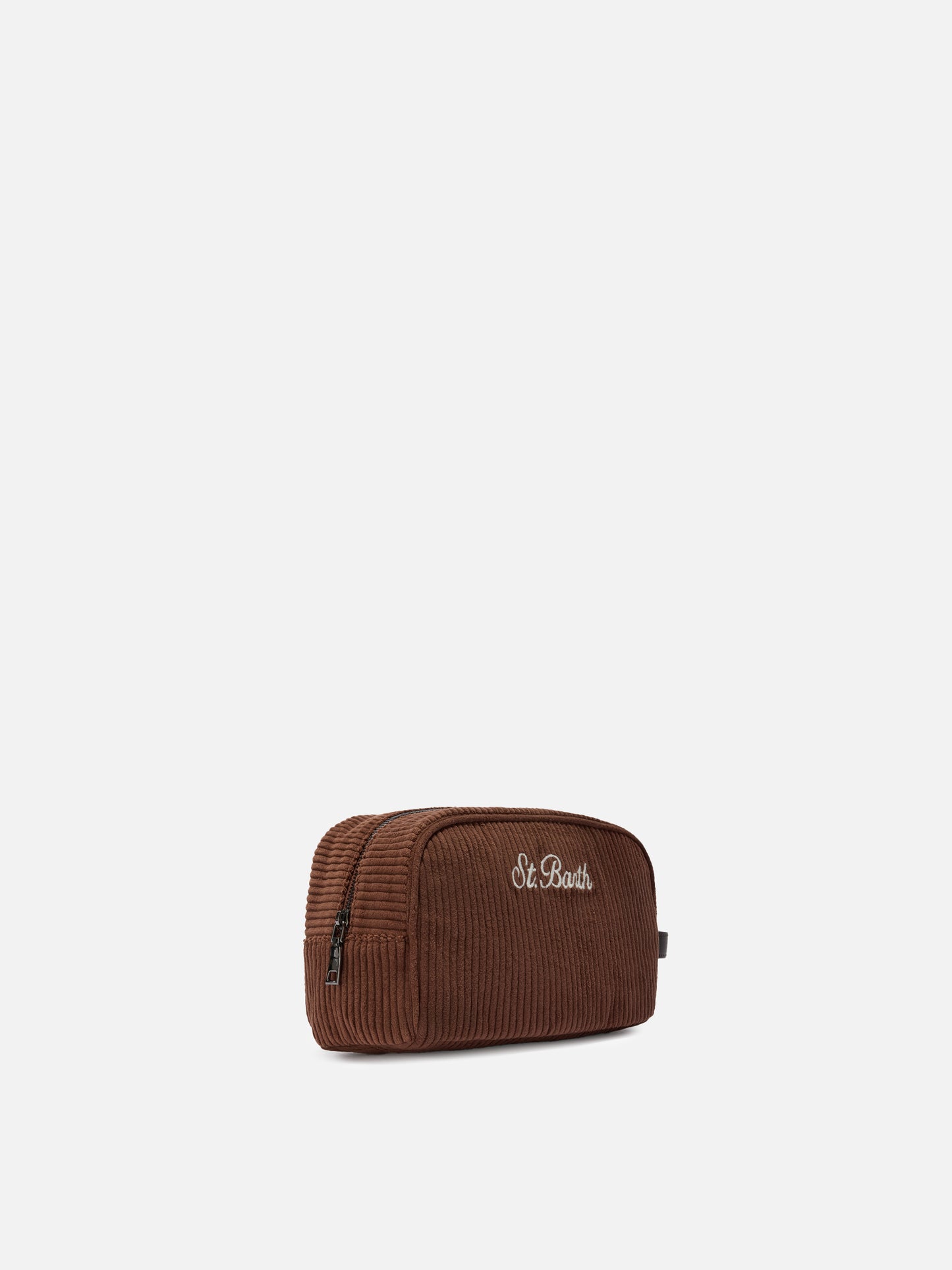 Westwood Vanity Case in brown corduroy