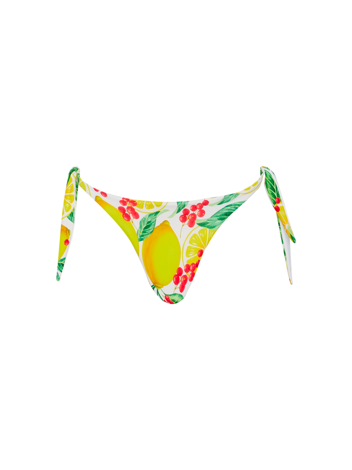Bralette bikini Camille Yali with lemon print
