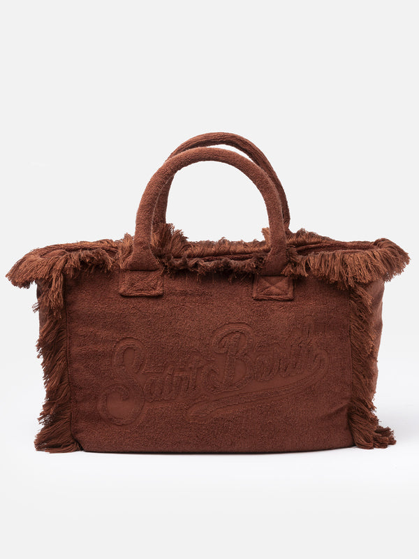 Borsa tote Vanity Terry marrone