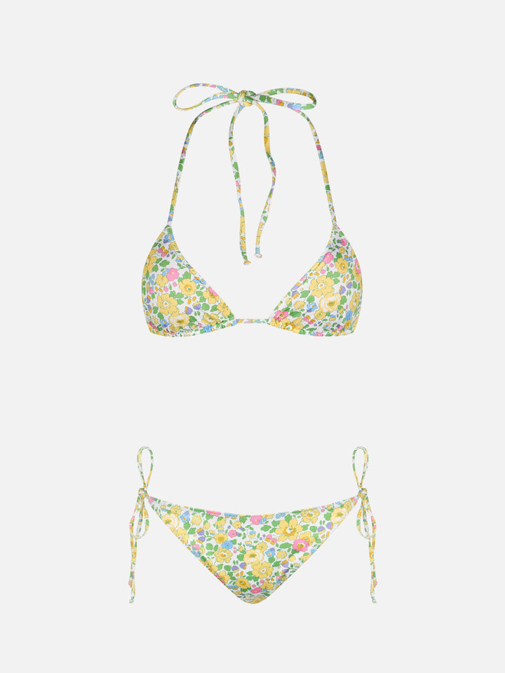 Bikini triangle femme Betsy Leah Virgo | MADE WITH LIBERTY FABRIC 