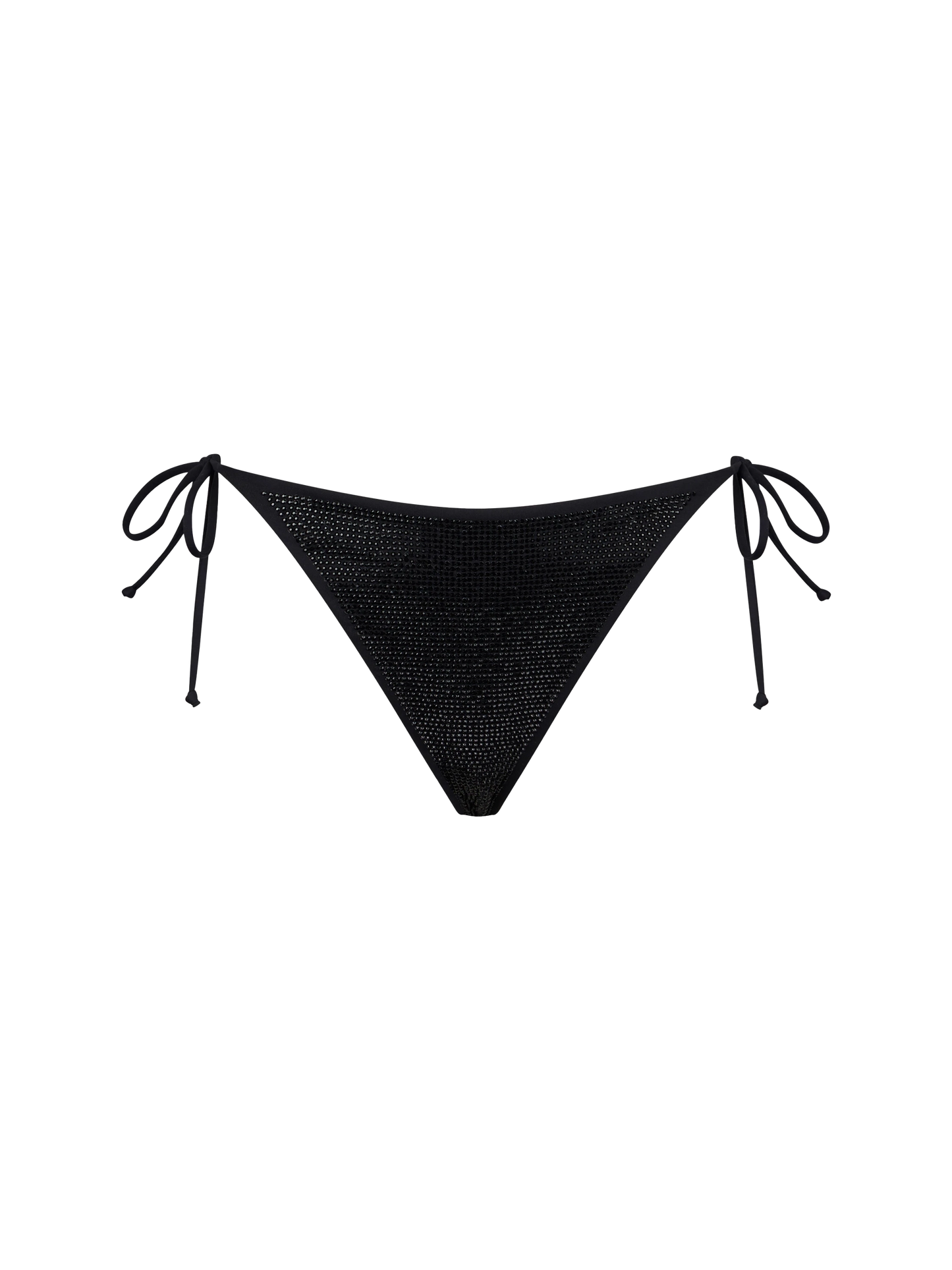 Damen-Badehose mit schwarzen Strasssteinen