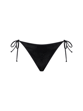 Damen-Badehose mit schwarzen Strasssteinen