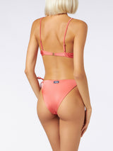 V-wired bikini with swim briefs