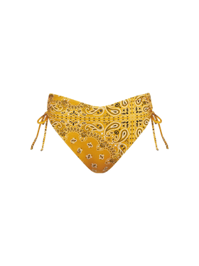 Slip mare donna a vita alta con stampa bandana