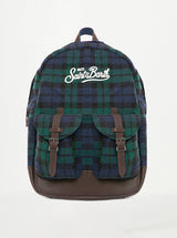 Rucksack mit Tartan-Print