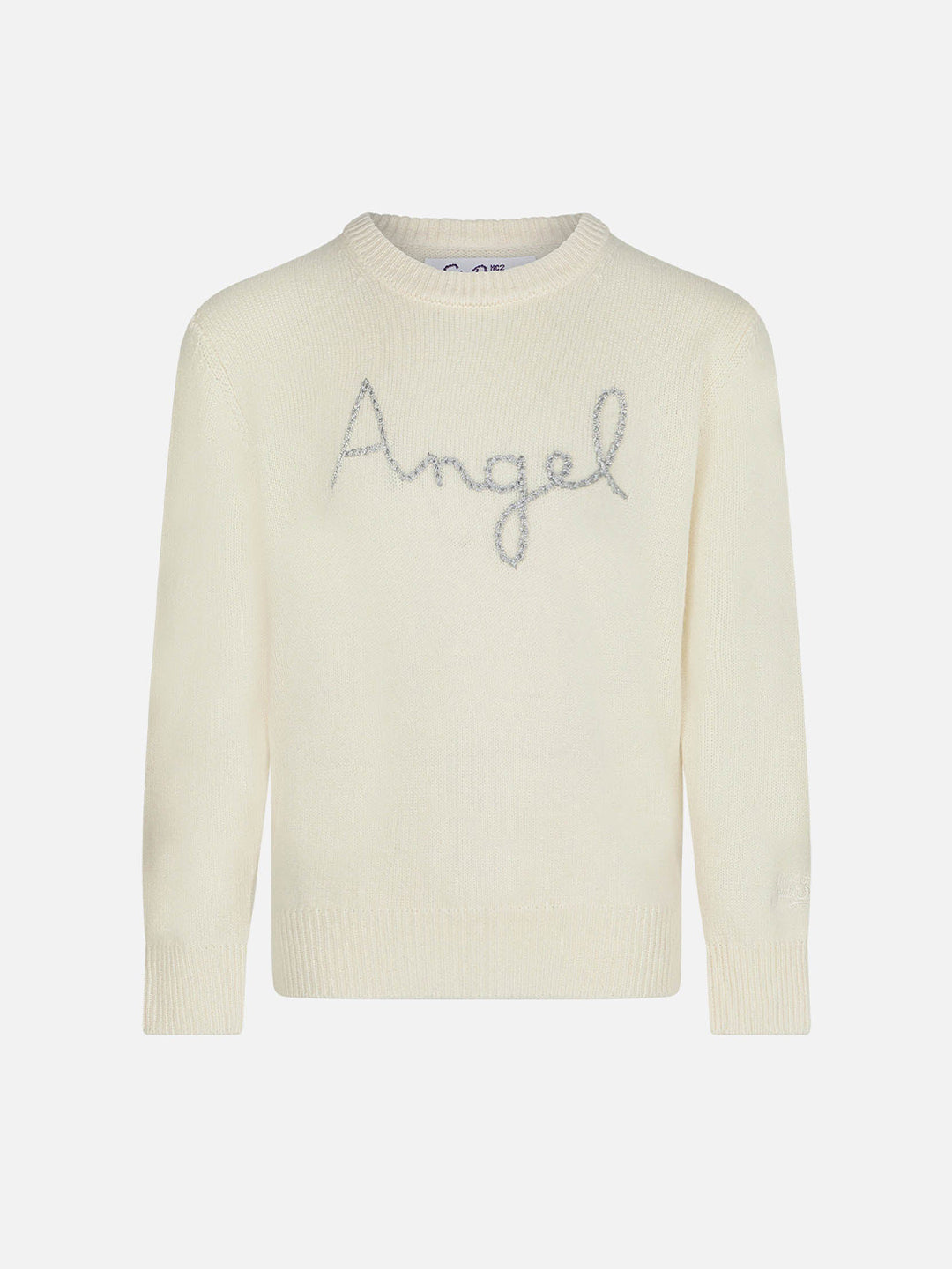 Girl sweater angel wings embroidery - MC2 Saint Barth