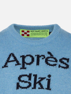 Maglione da bambino azzurra Après Ski