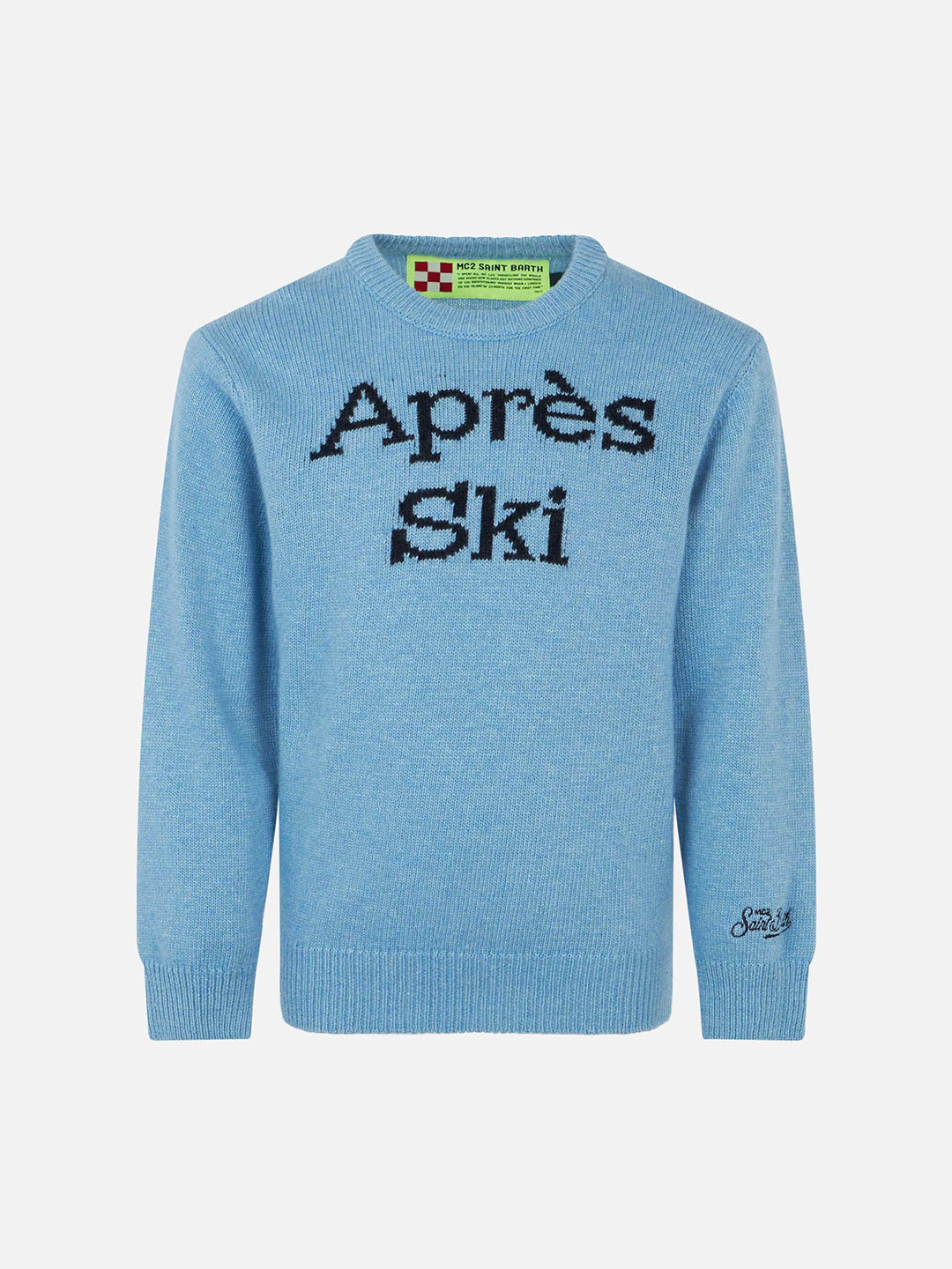 Maglione da bambino azzurra Après Ski