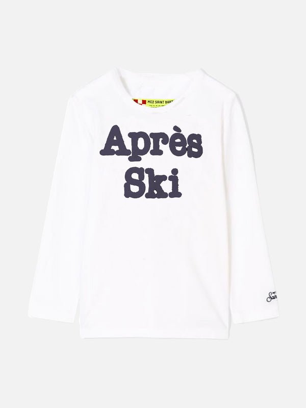 Après ski tapered boy t-shirt