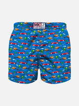 Boy Light Badeshorts mit Mini-Autos-Aufdruck