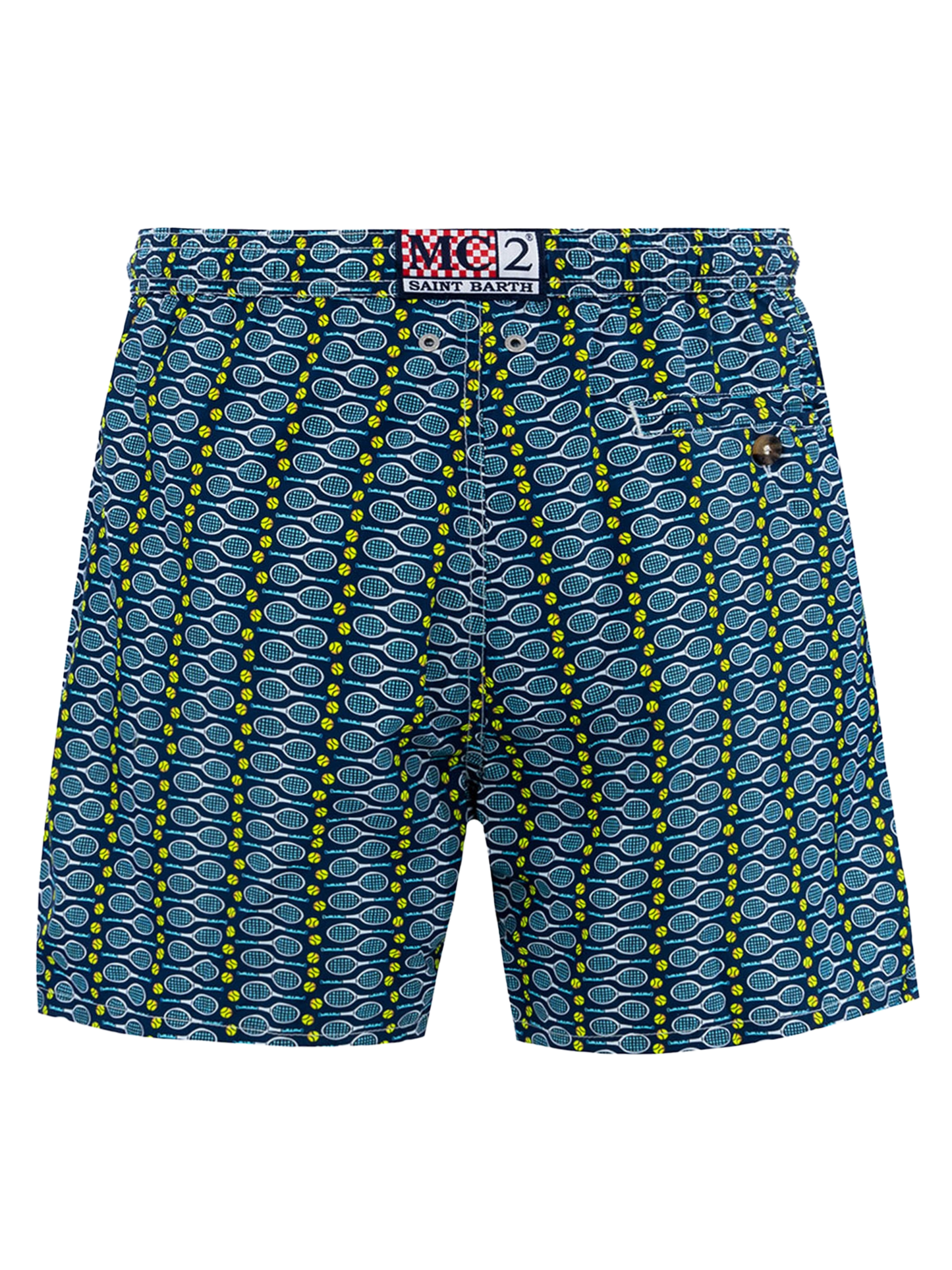 Badeshorts für Herren aus leichtem Stoff Lighting Micro Fantasy mit Tennis-Print