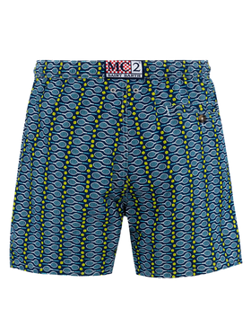 Badeshorts für Herren aus leichtem Stoff Lighting Micro Fantasy mit Tennis-Print
