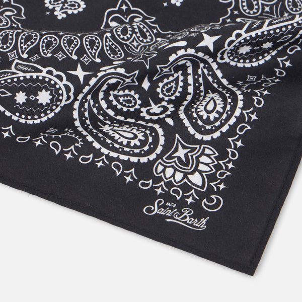 Foulard black bandanna