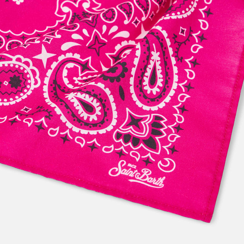 Foulard bandana fucsia