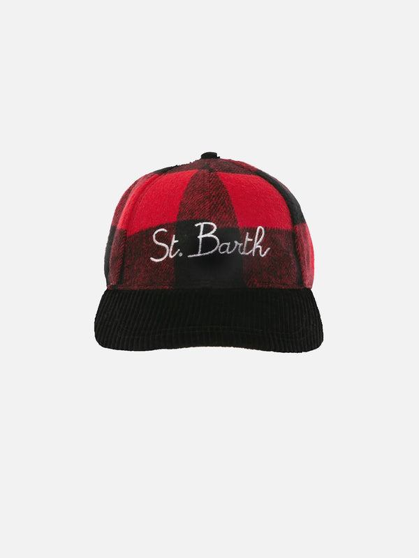 Baseball cap with St. Barth embroidery